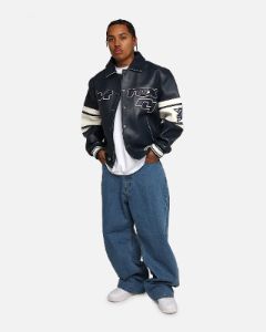 X-Large LA Stitch Wide Leg Denim Pants Light Indigo sold by Culture Kings