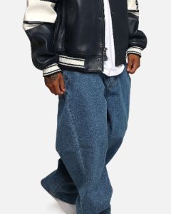 X-Large LA Stitch Wide Leg Denim Pants Light Indigo sold by Culture Kings