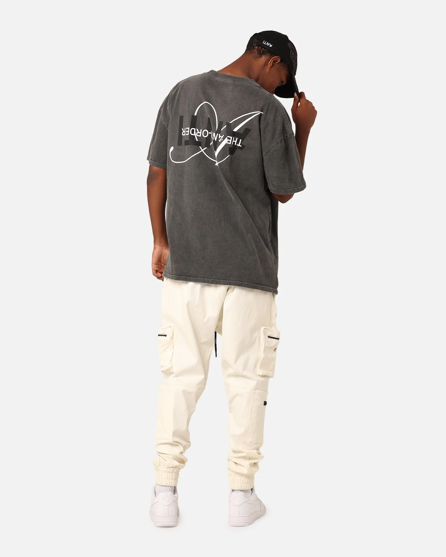 The Anti Order Stacked Logo T-Shirt Black Wash sold by Culture Kings product image thumbnail 4
