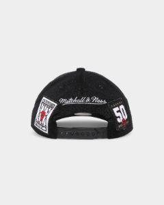 Mitchell & Ness Chicago Bulls 'Anniversary Patch' Deadstock Snapback Black sold by Culture Kings