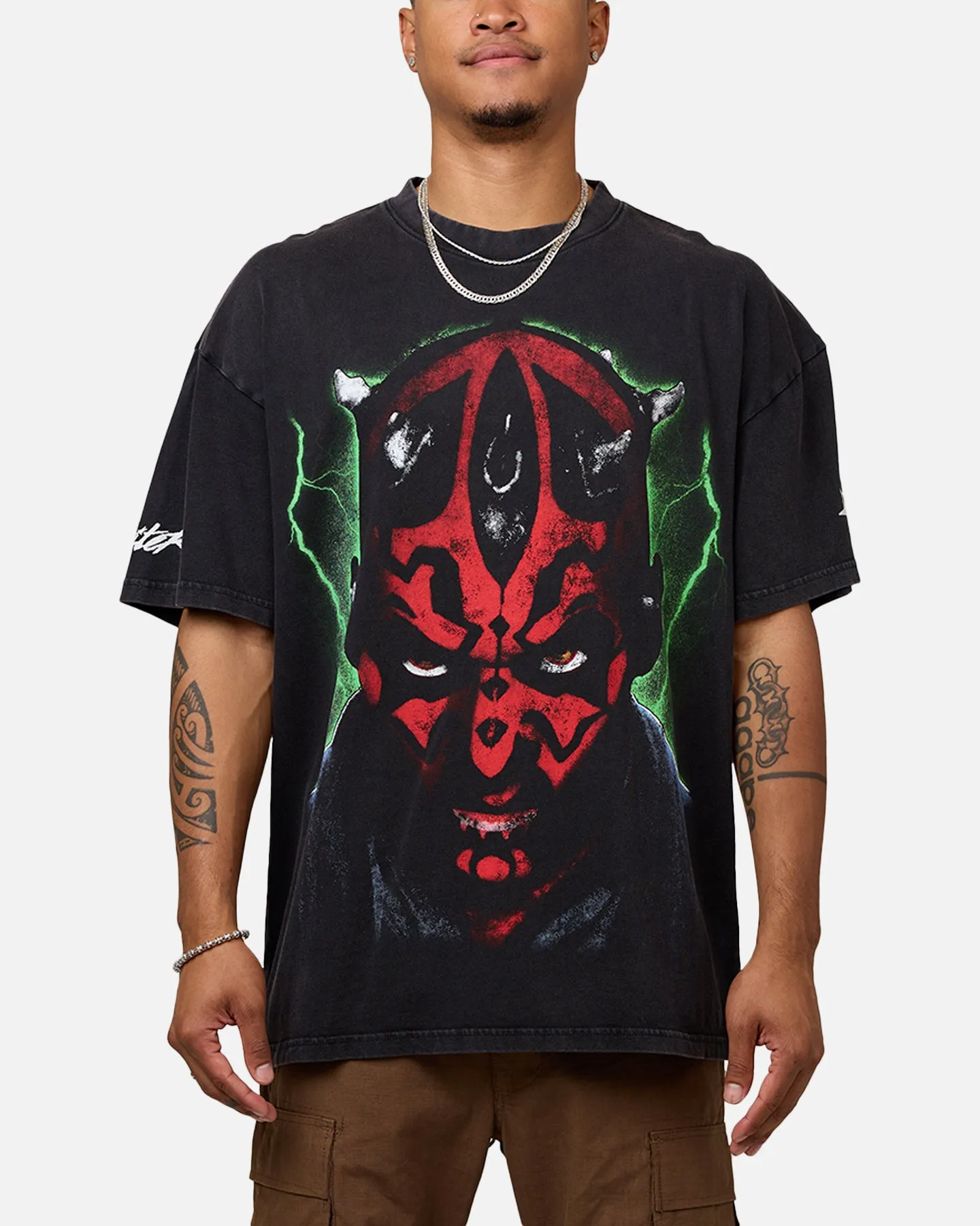 Star Wars Darth Maul T-Shirt Black sold by Culture Kings