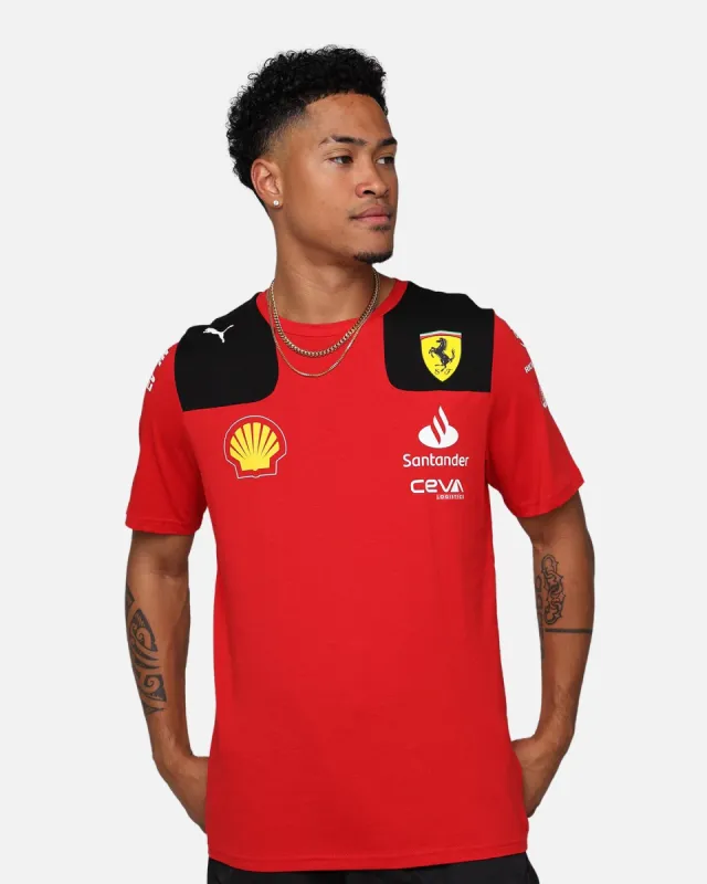 Puma X Scuderia Ferrari Carlos Sainz T-Shirt Rosso Corsa sold by Culture Kings