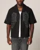 Saint Morta Lovely Bones Short Sleeve Linen Shirt Black sold by Culture Kings
