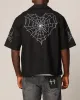 Saint Morta Lovely Bones Short Sleeve Linen Shirt Black sold by Culture Kings