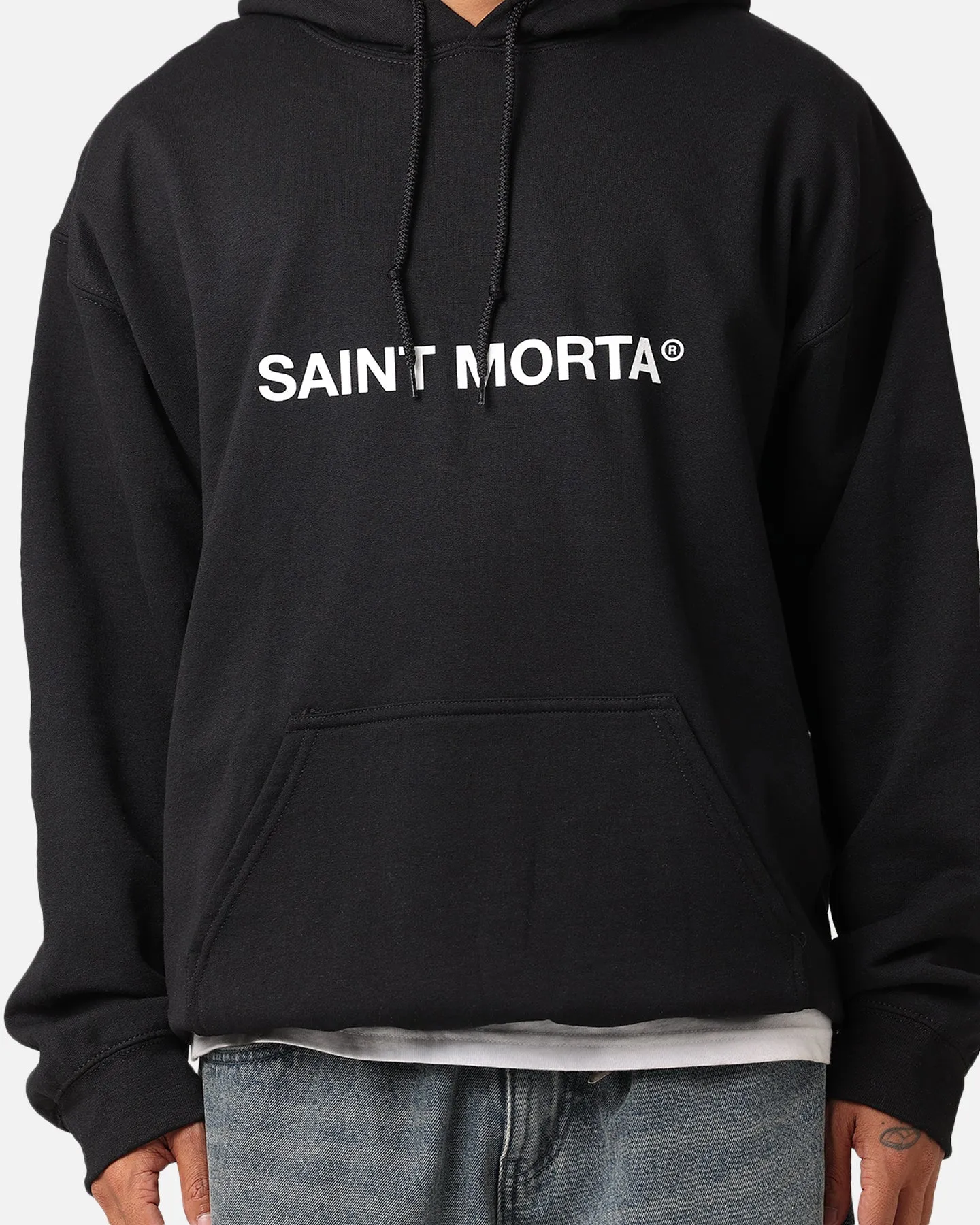 Saint Morta Official Hoodie Black/White sold by Culture Kings product image thumbnail 4