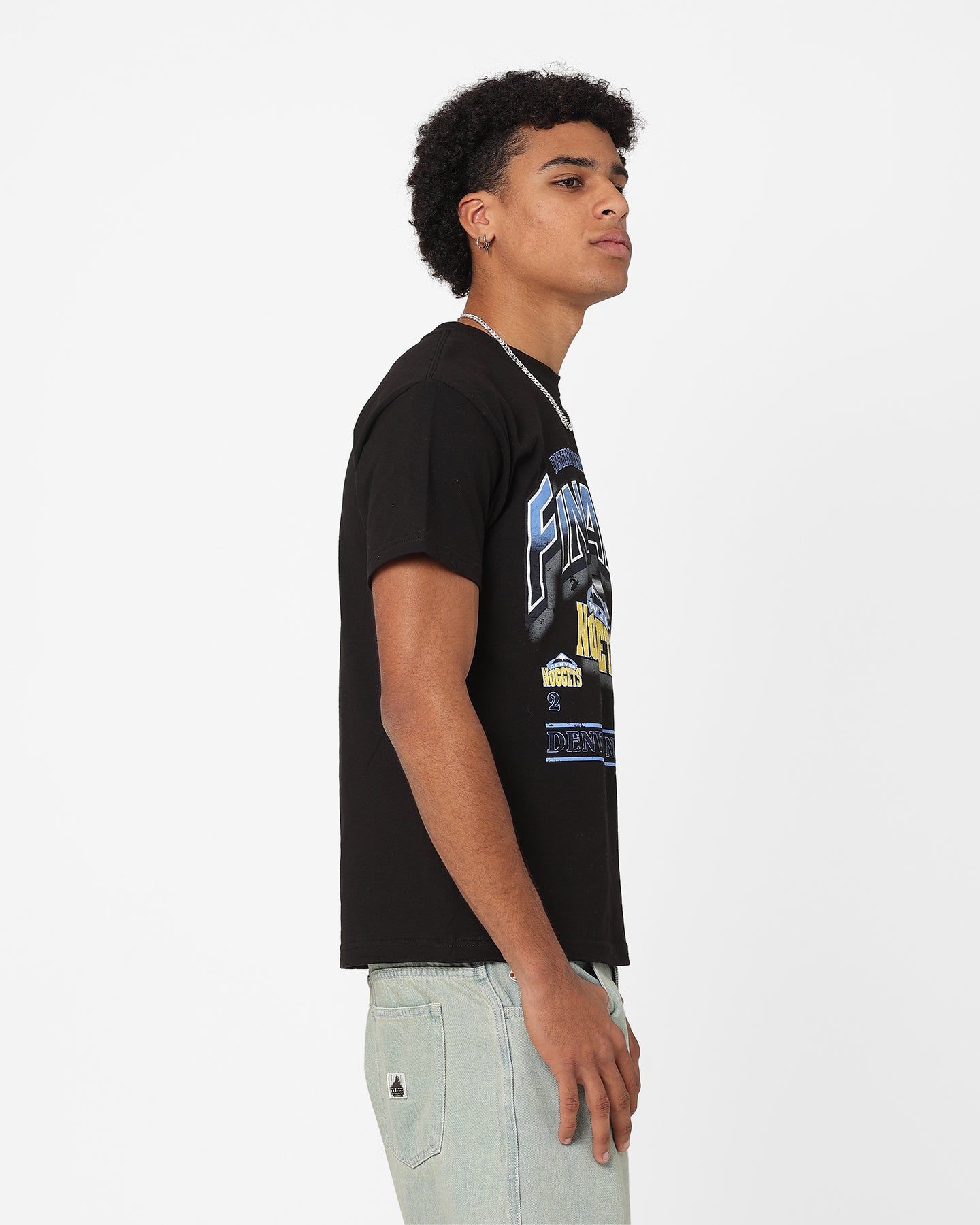 Mitchell & Ness Denver Nuggets Bevel T-Shirt Faded Black sold by Culture Kings product image thumbnail 5
