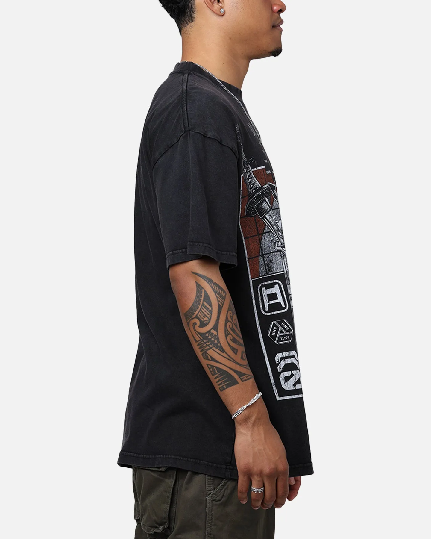 The Anti Order Warrior Clan T-Shirt Black Wash sold by Culture Kings product image thumbnail 4
