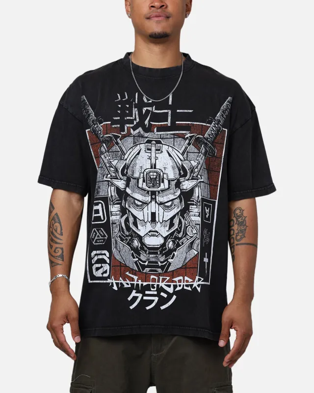 The Anti Order Warrior Clan T-Shirt Black Wash sold by Culture Kings