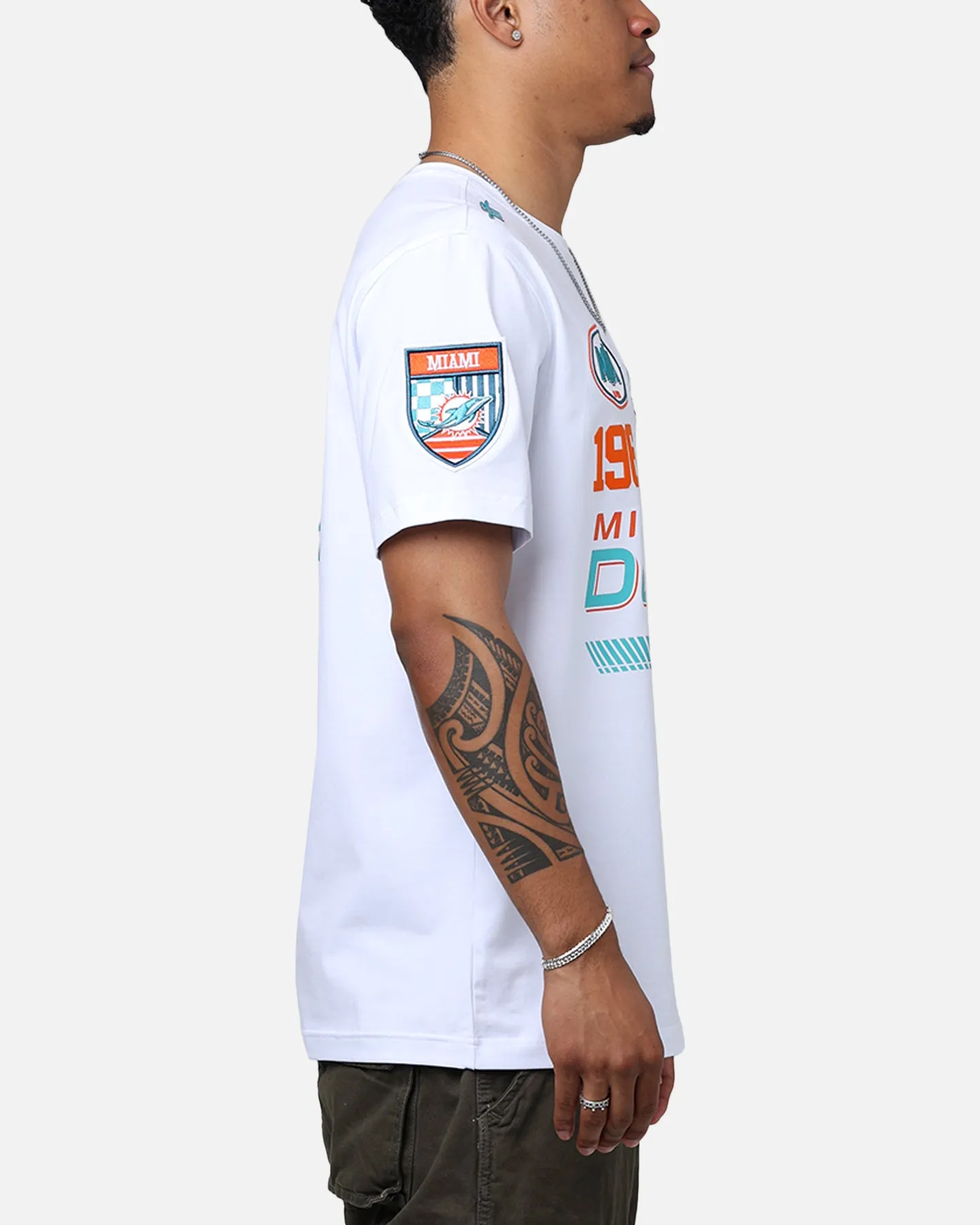Pro Standard Miami Dolphins Fast Lane SJ T-Shirt White sold by Culture Kings product image thumbnail 4