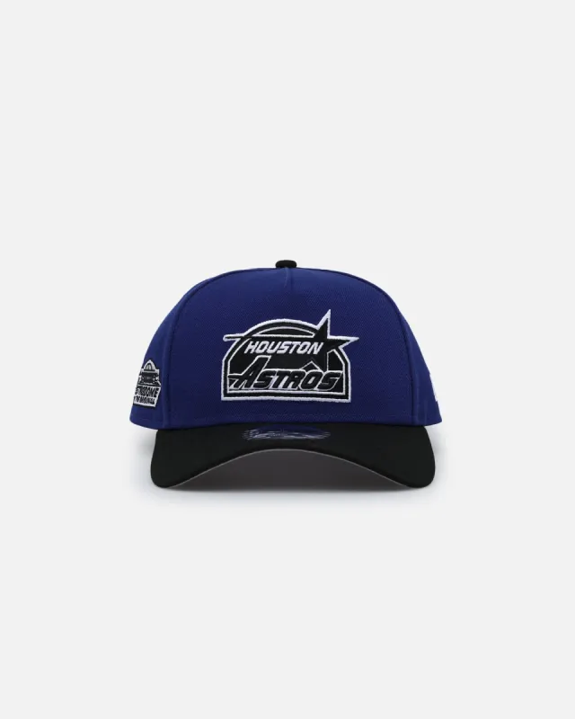 New Era Houston Astros 'Royal Reign' 9FORTY A-Frame Snapback Dark Royal/Black sold by Culture Kings