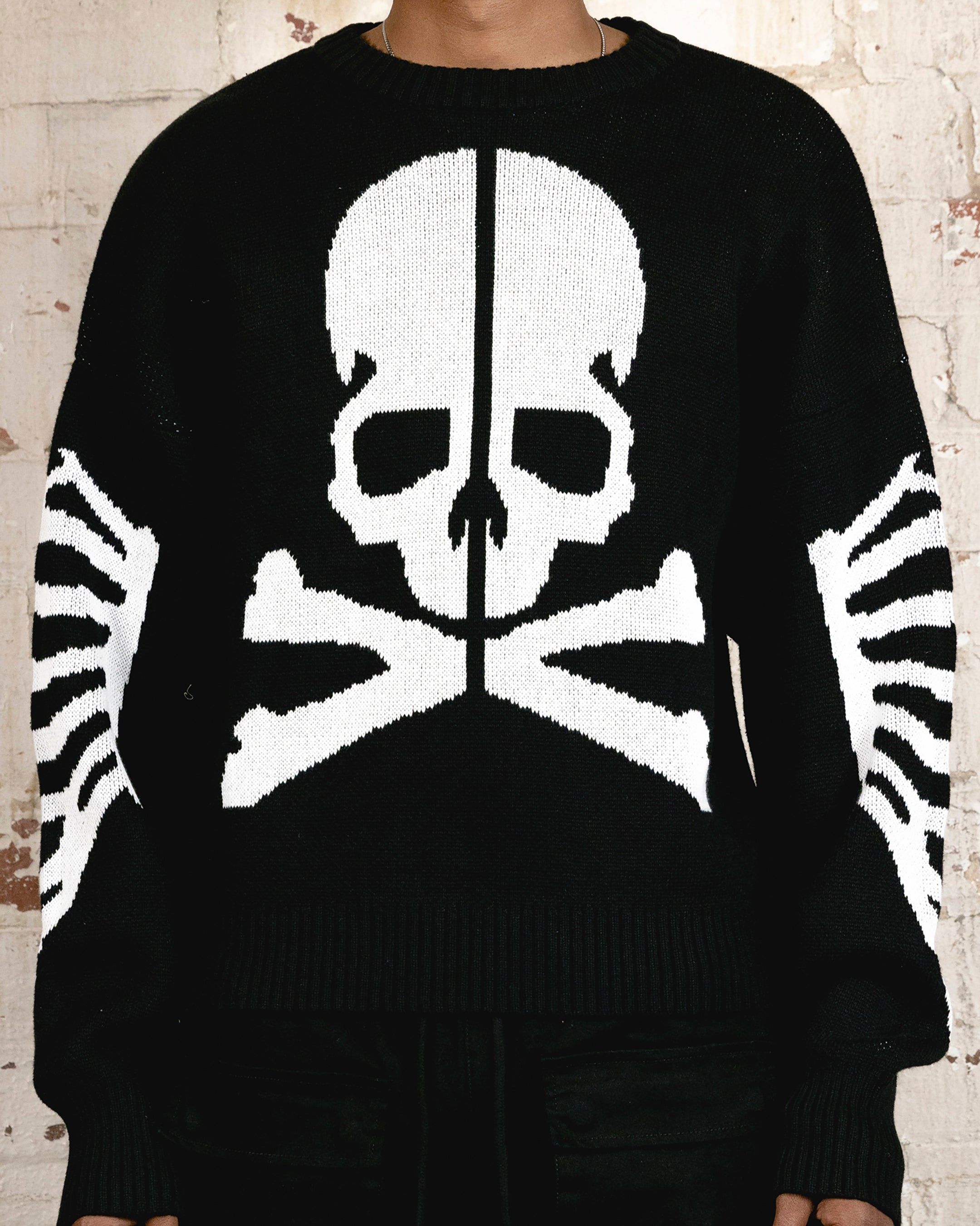 Saint Morta Lovely Bones Crewneck Sweater Black/White sold by Culture Kings product image thumbnail 4