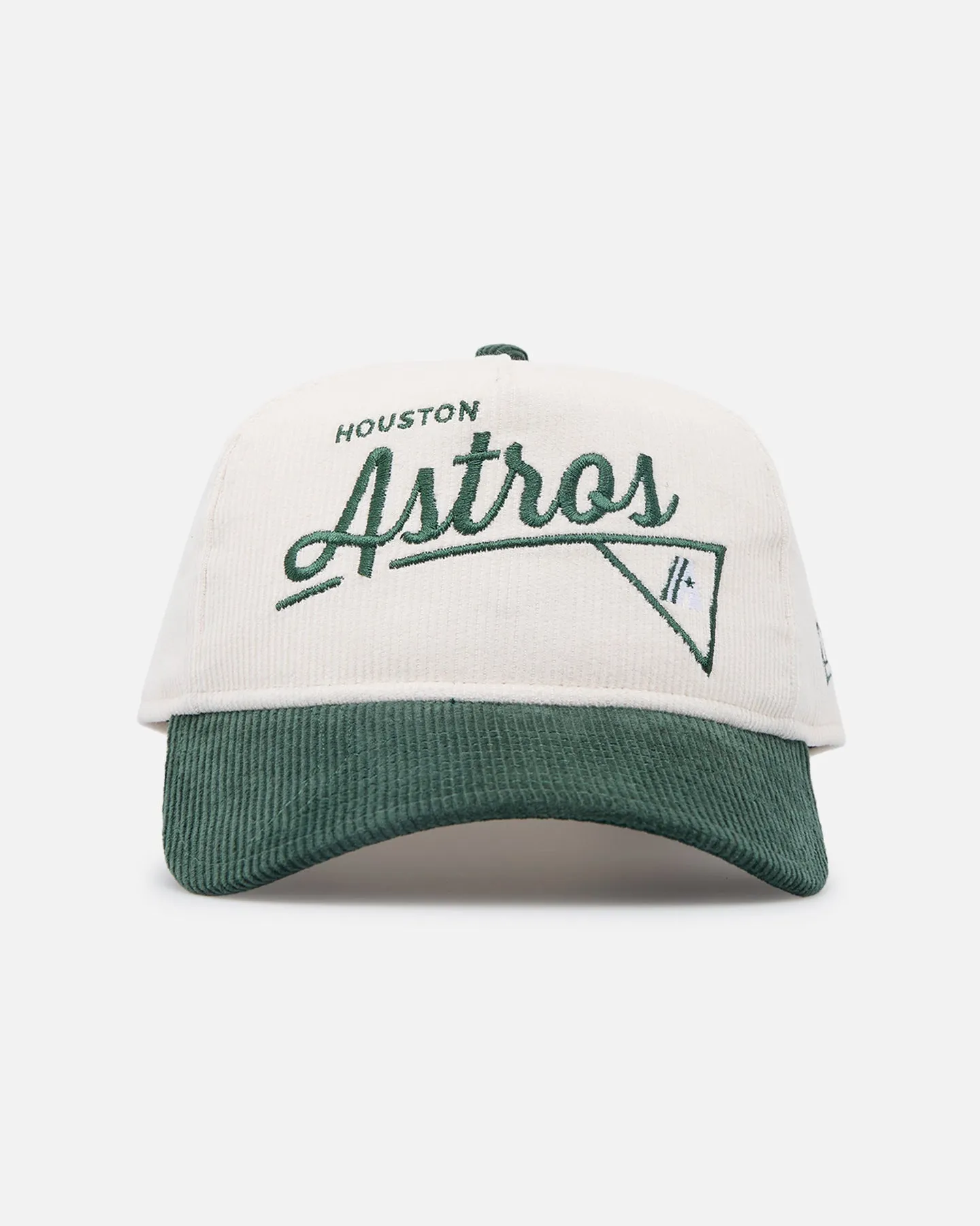 New Era Houston Astros 'Heritage Golf' Pre-Curved Golfer Snapback Chrome White sold by Culture Kings