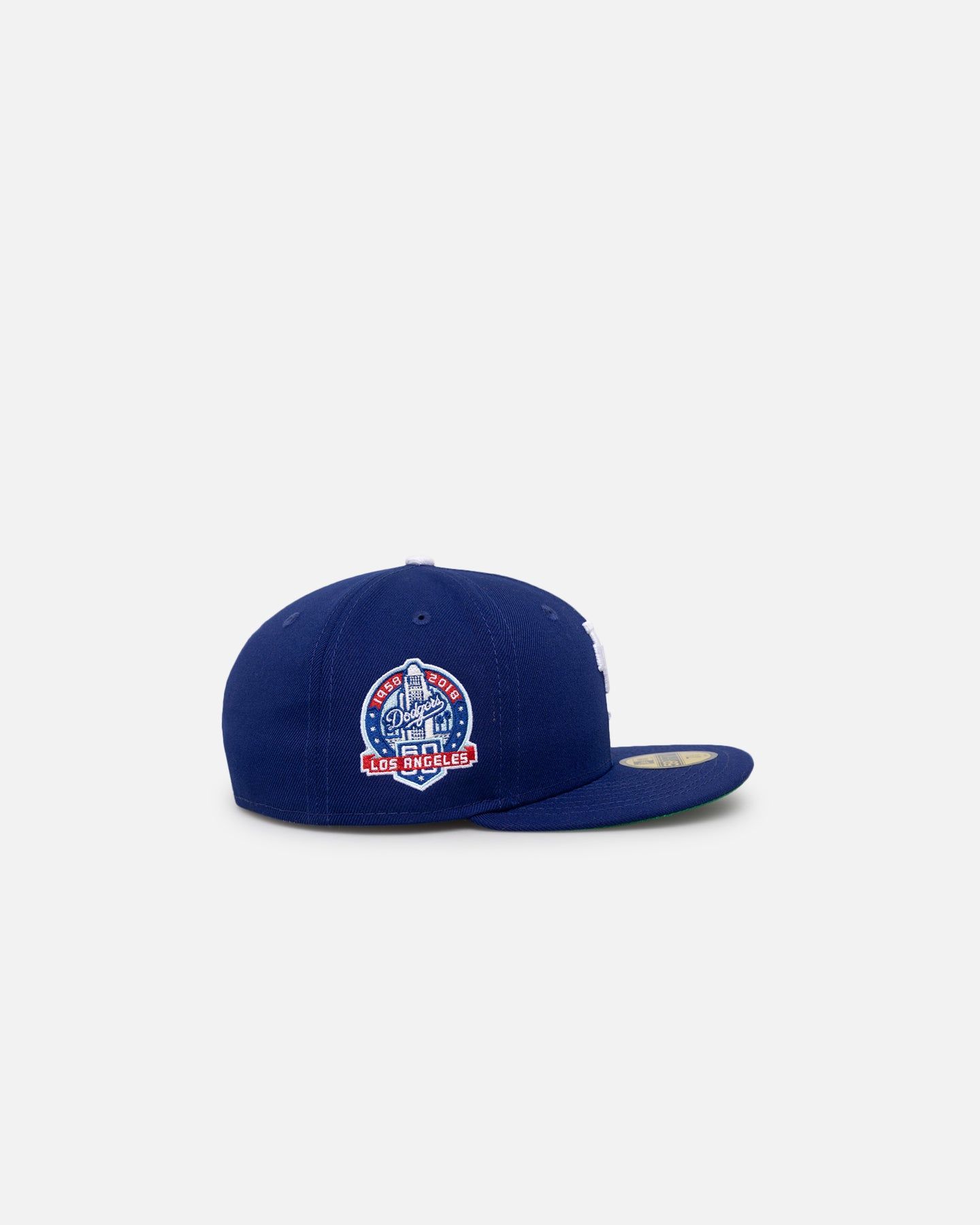 New Era Los Angeles Dodgers 'Upside Down LA Logo' 59FIFTY Fitted Dark Royal sold by Culture Kings product image thumbnail 4