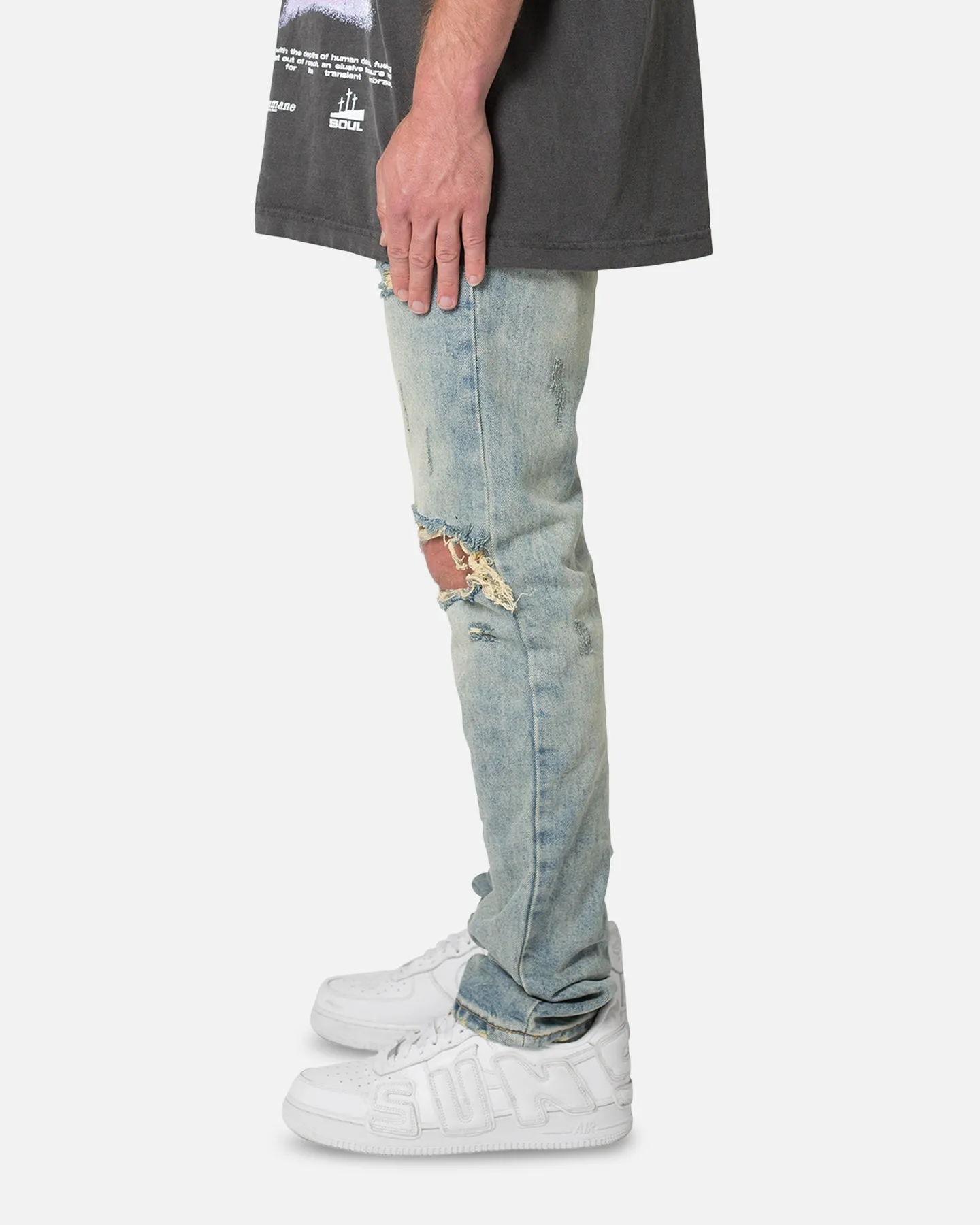 MNML D544 Straight Denim Jeans Vintage Blue sold by Culture Kings product image thumbnail 3