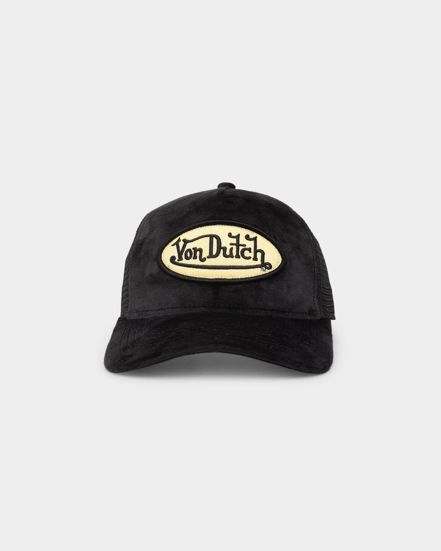 NWT BLACK VELVET VON DUTCH TRUCKER HAT NWT VON DUTCH BLACK VELVET TRUCKER HAT CAP | Mercari main image 4