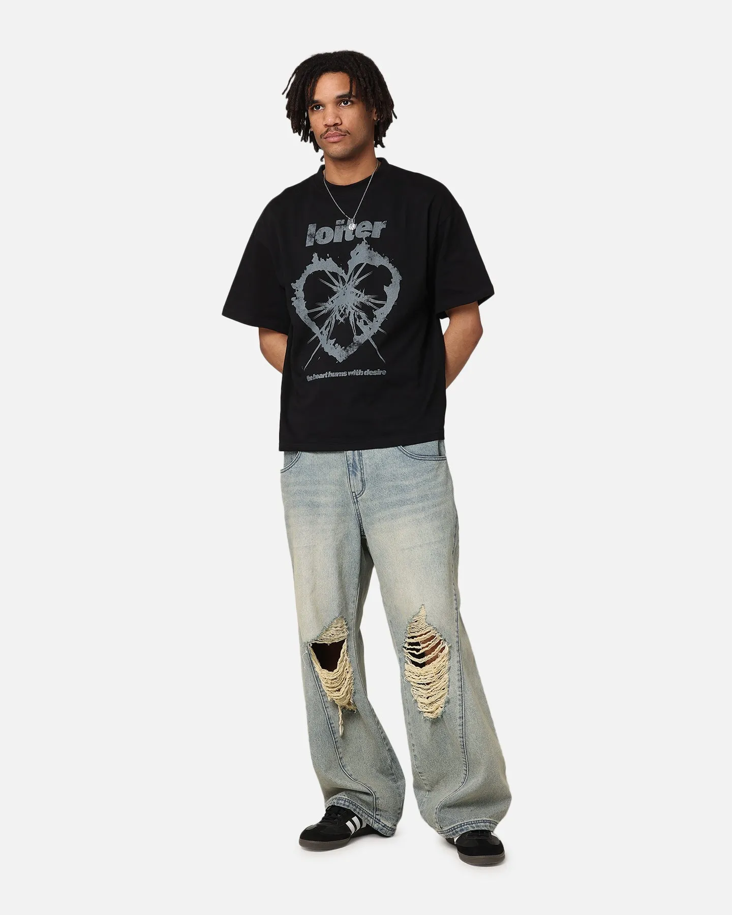 Loiter Desire T-Shirt Black sold by Culture Kings product image thumbnail 3