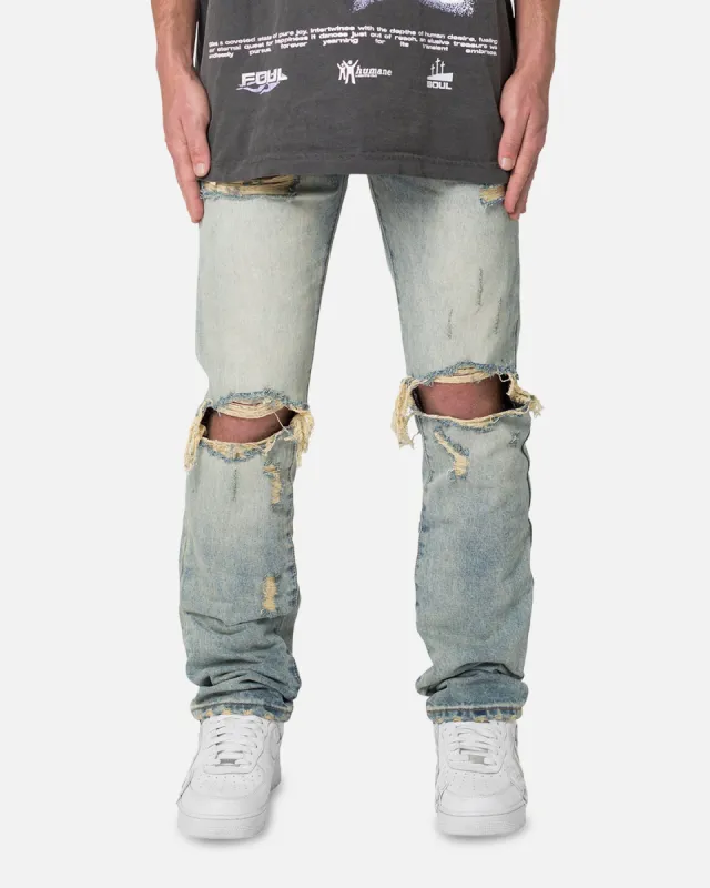 MNML D544 Straight Denim Jeans Vintage Blue sold by Culture Kings