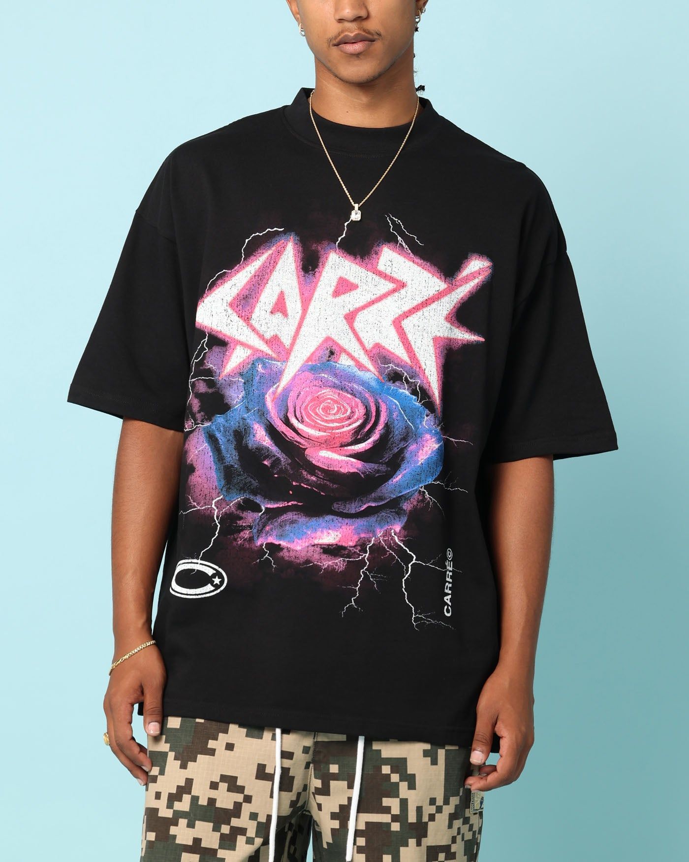 Carre Love Rose T-Shirt Black sold by Culture Kings product image thumbnail 3