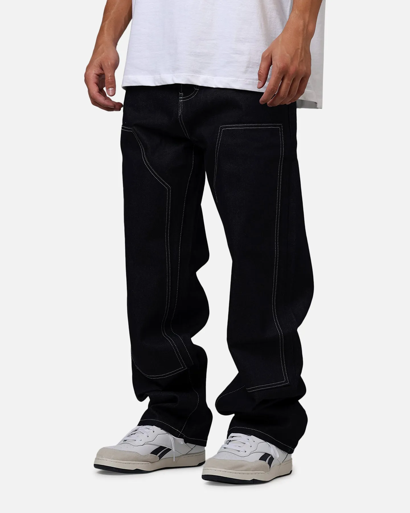 MNML Ultra Baggy "I'm Raw" Denim Jeans Blue sold by Culture Kings product image thumbnail 4