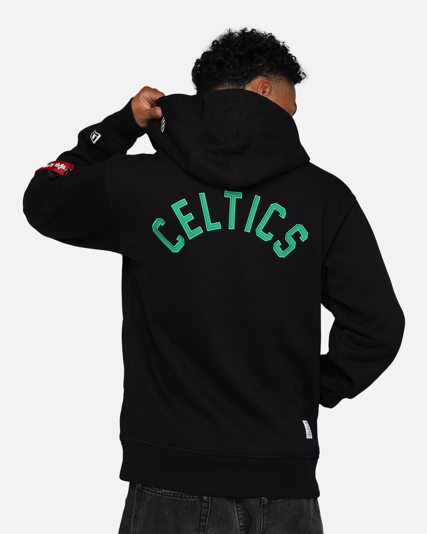 New Era X Alpha Industries Boston Celtics Zipper Hoodie Black sold by Culture Kings