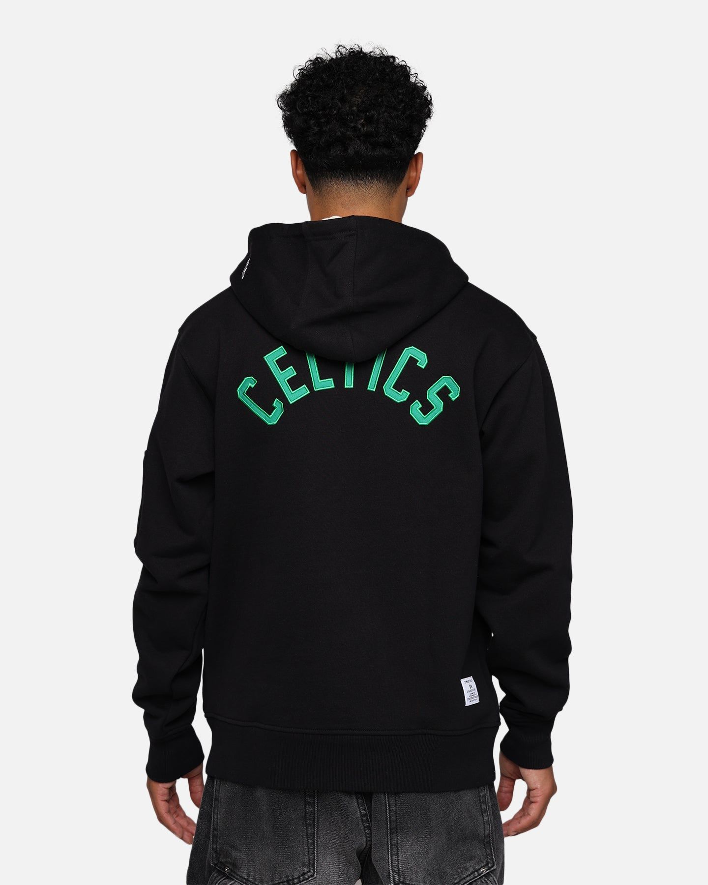 New Era X Alpha Industries Boston Celtics Zipper Hoodie Black sold by Culture Kings product image thumbnail 4
