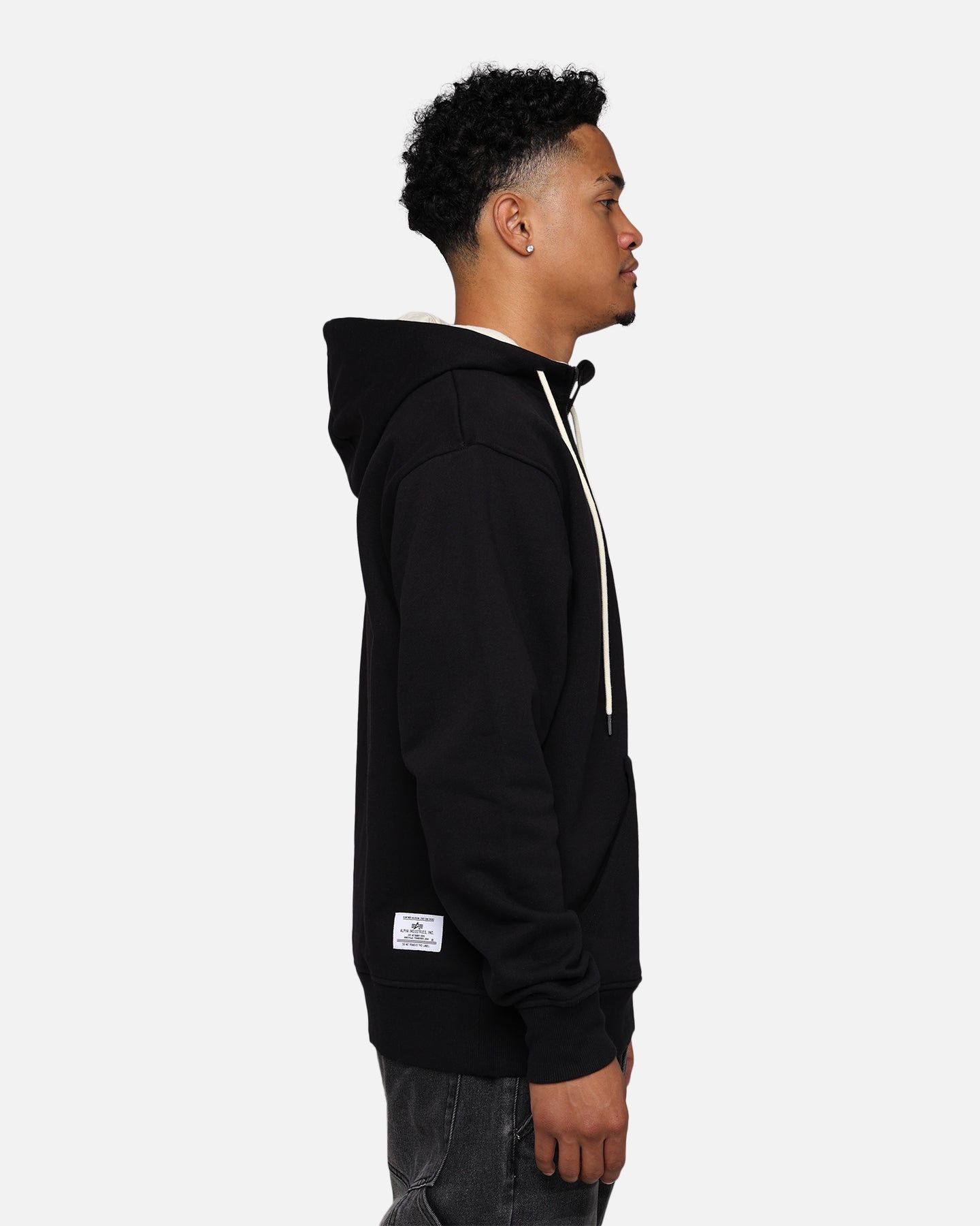 New Era X Alpha Industries Boston Celtics Zipper Hoodie Black sold by Culture Kings product image thumbnail 5