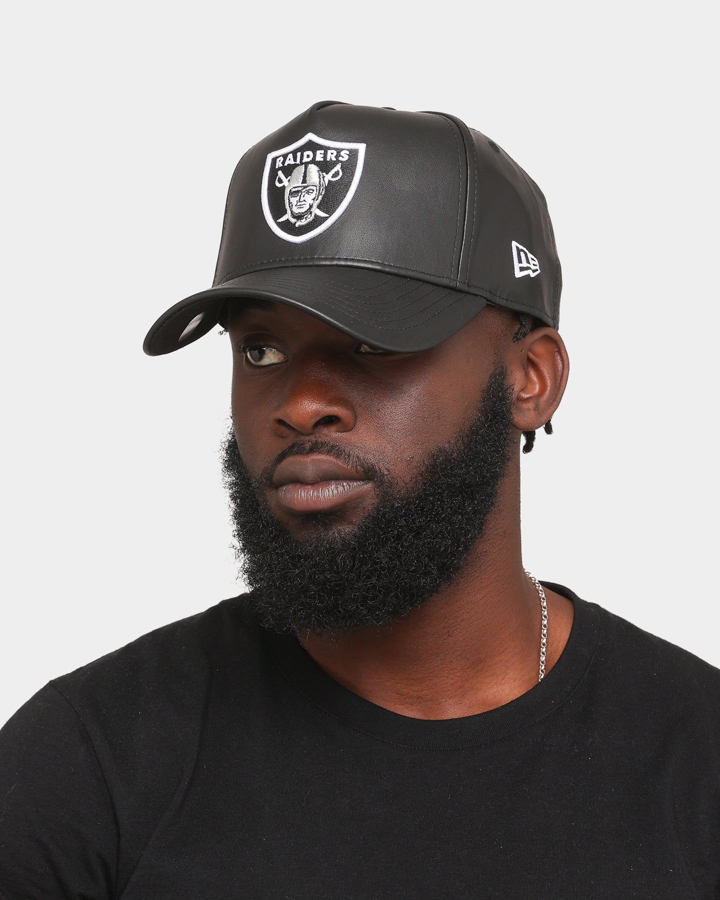 New Era Las Vegas Raiders 'PU Leather' 9FORTY K-Frame Black Leather sold by Culture Kings product image thumbnail 2