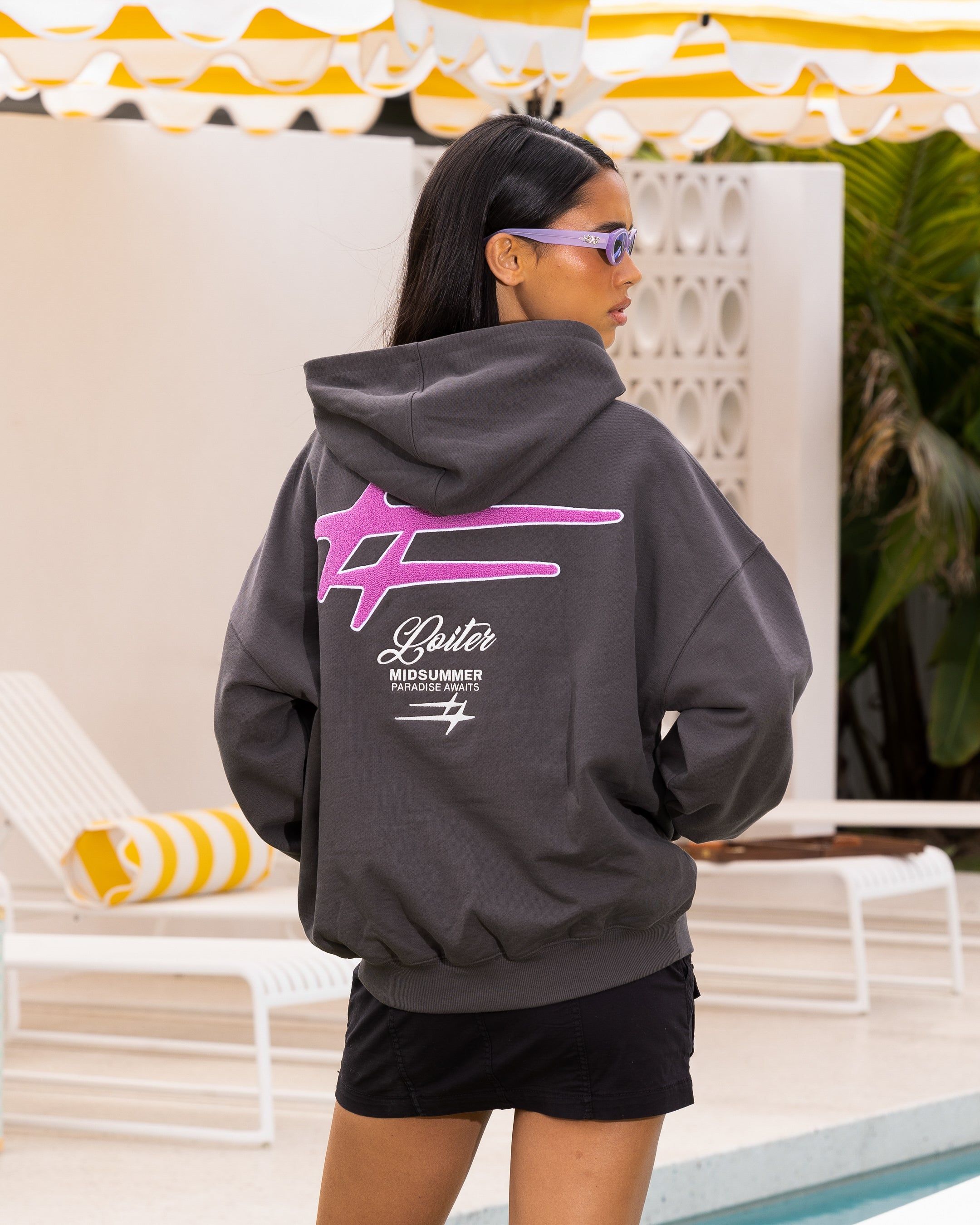 Loiter Alter Hoodie Charcoal sold by Culture Kings