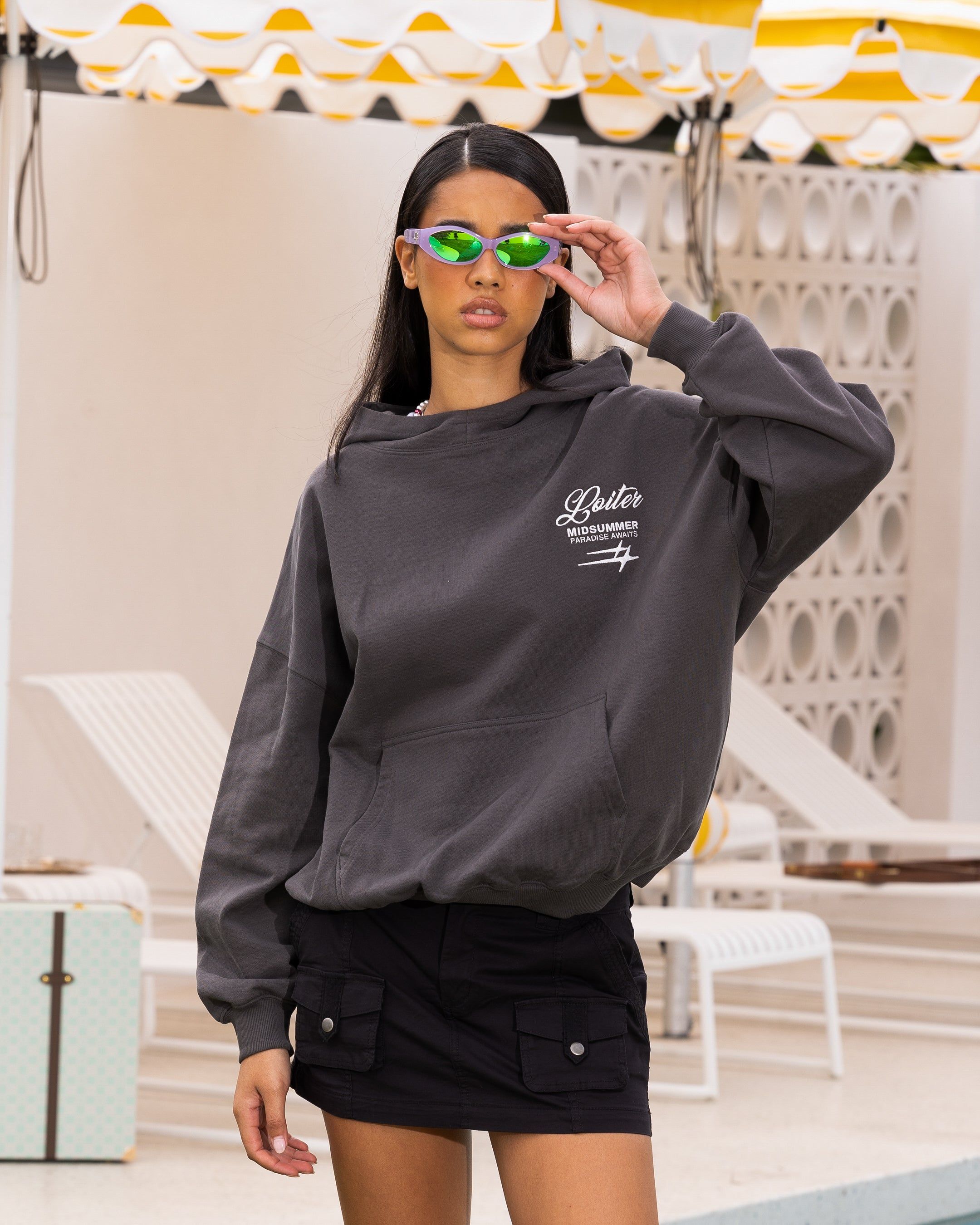 Loiter Alter Hoodie Charcoal sold by Culture Kings product image thumbnail 2