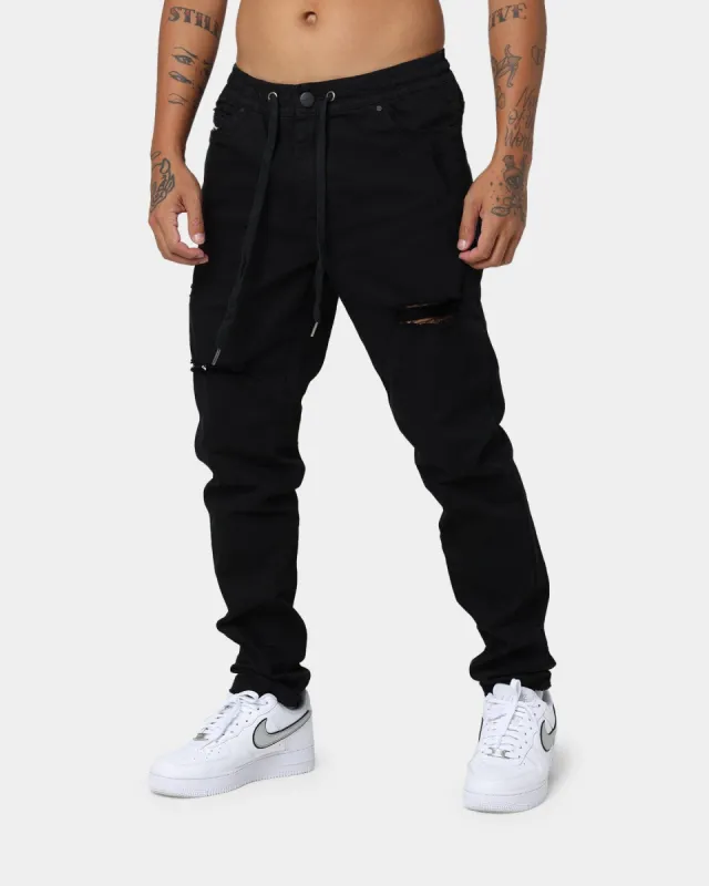 Nena And Pasadena Hartford Pants Washed Black made by Culture Kings
