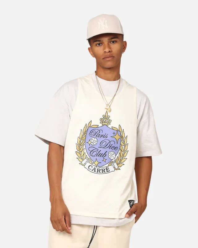 Carre Dice Club Mesh Singlet Off White sold by Culture Kings