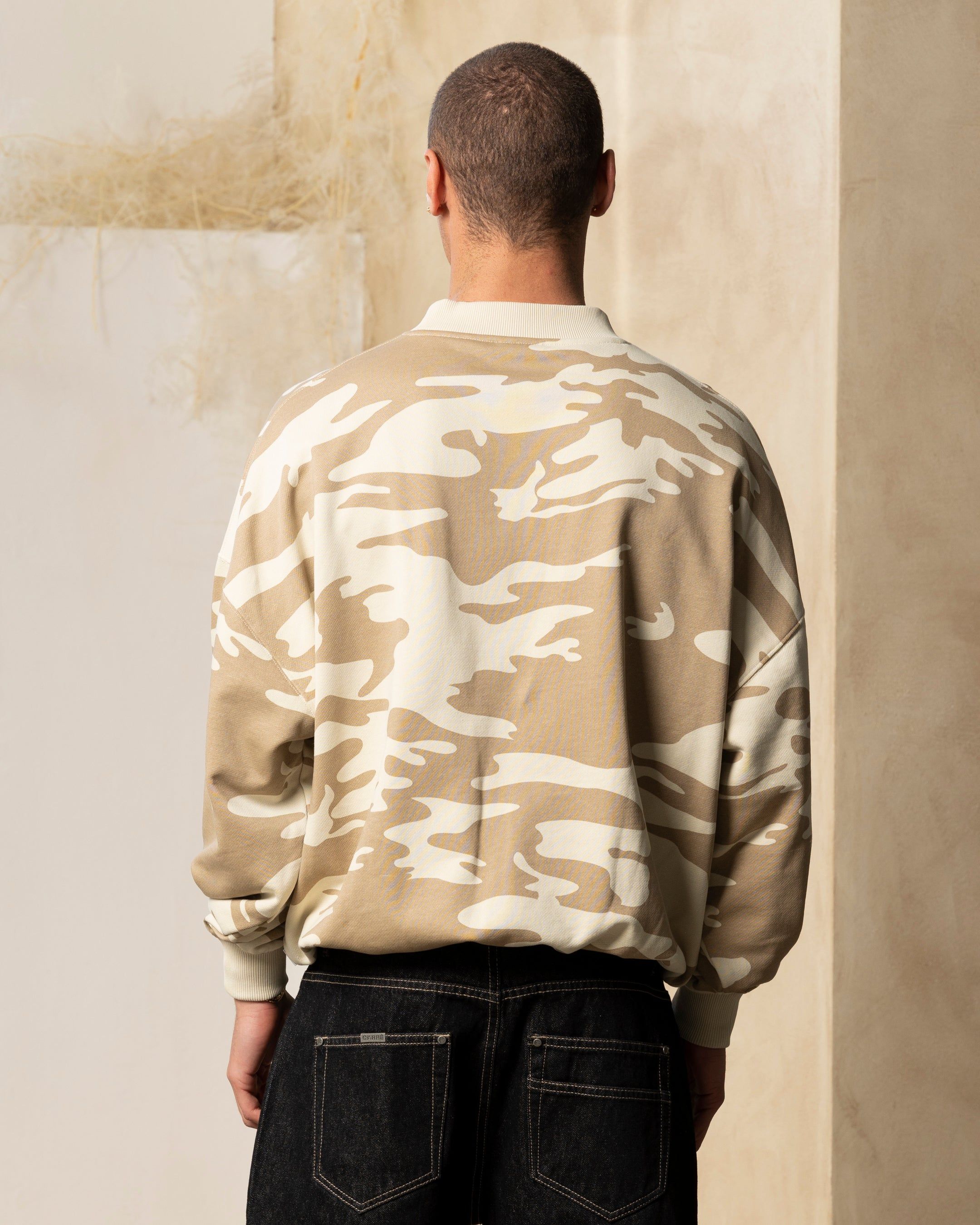 Carre Desert Oversized Crewneck Stone sold by Culture Kings product image thumbnail 4