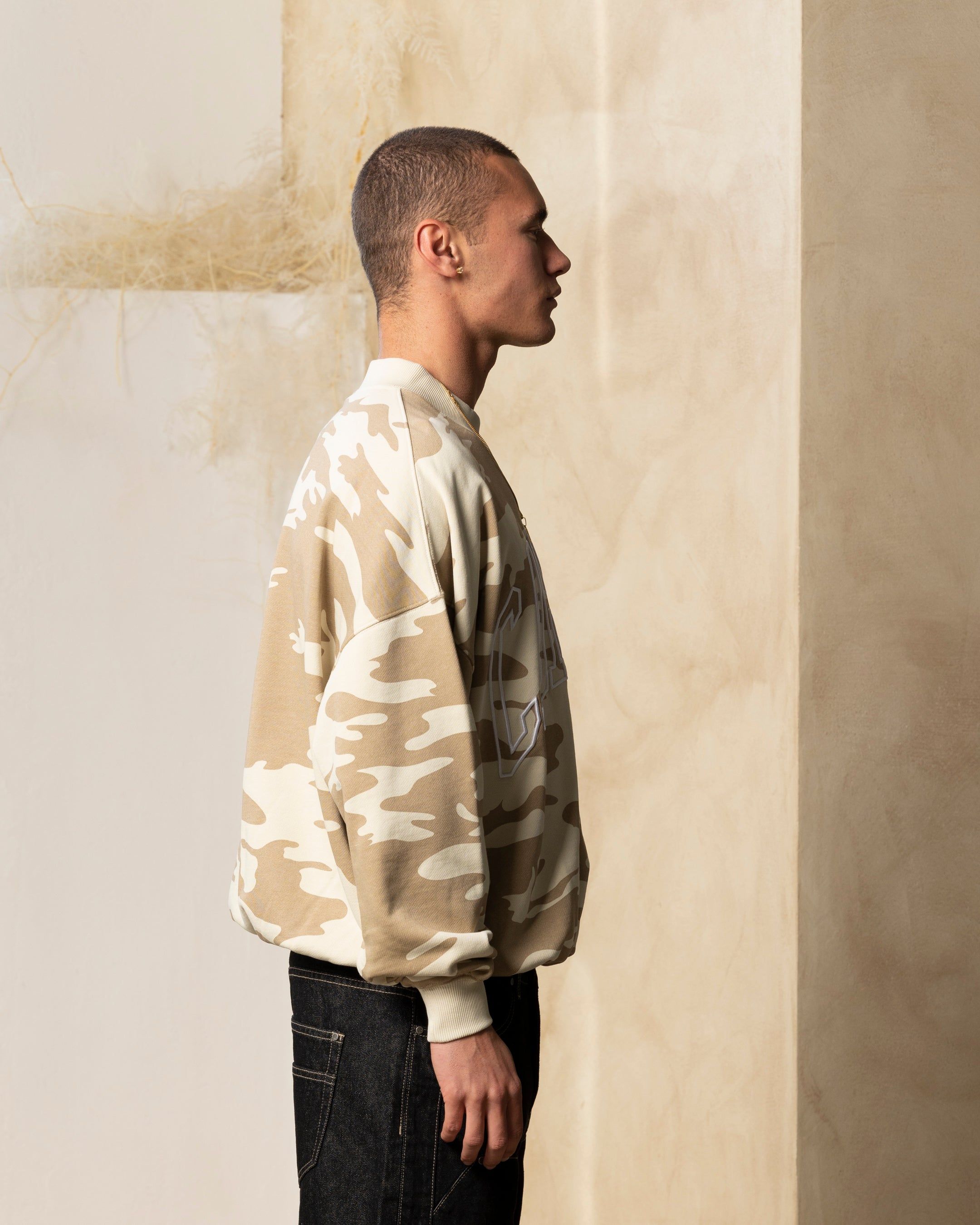 Carre Desert Oversized Crewneck Stone sold by Culture Kings product image thumbnail 5