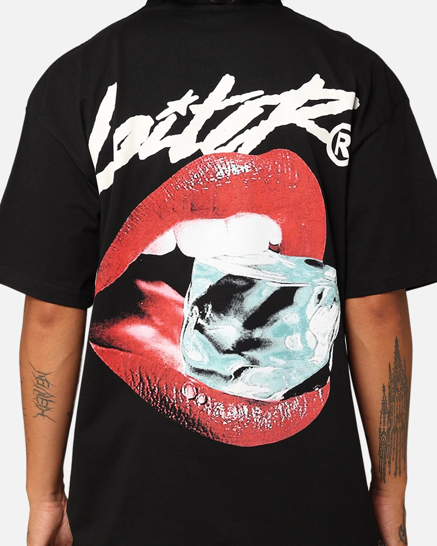 Loiter Cold Lips T-Shirt Black sold by Culture Kings product image thumbnail 5