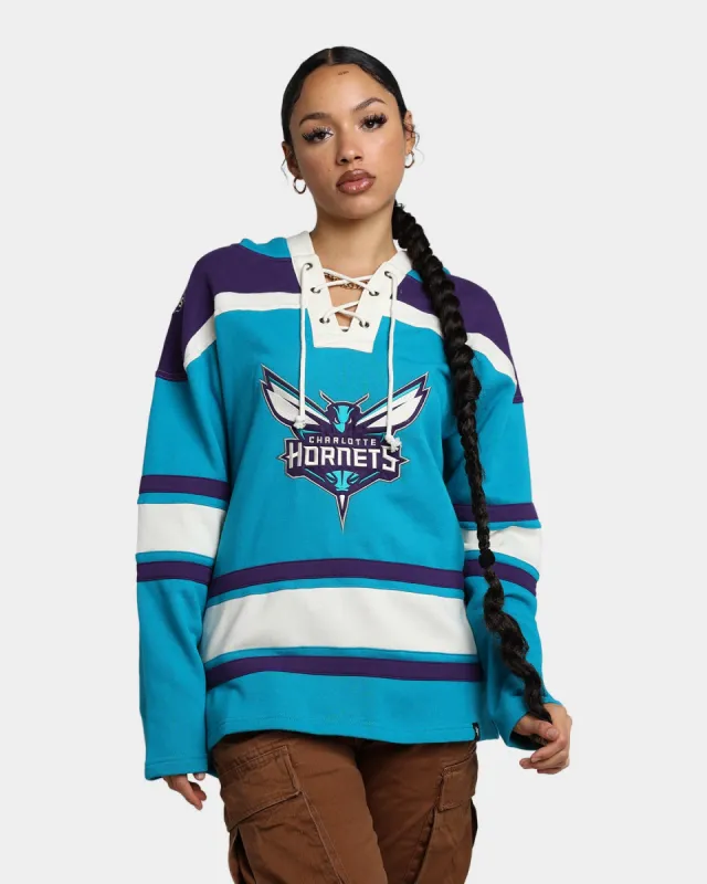 47 Brand Charlotte Hornets Superior Lacer Hoodie Neptune sold by Culture Kings