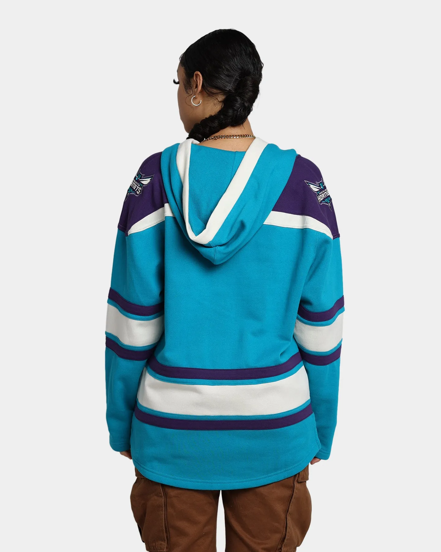 47 Brand Charlotte Hornets Superior Lacer Hoodie Neptune sold by Culture Kings product image thumbnail 4