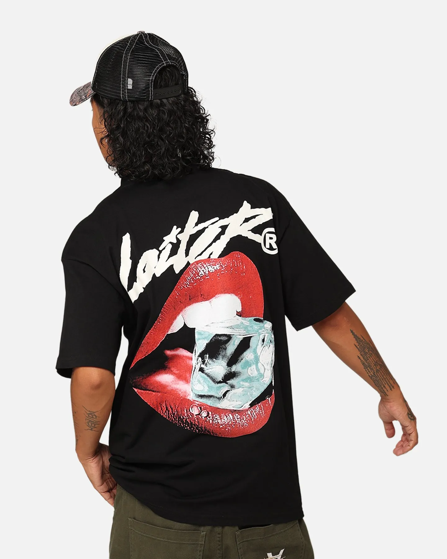 Loiter Cold Lips T-Shirt Black sold by Culture Kings