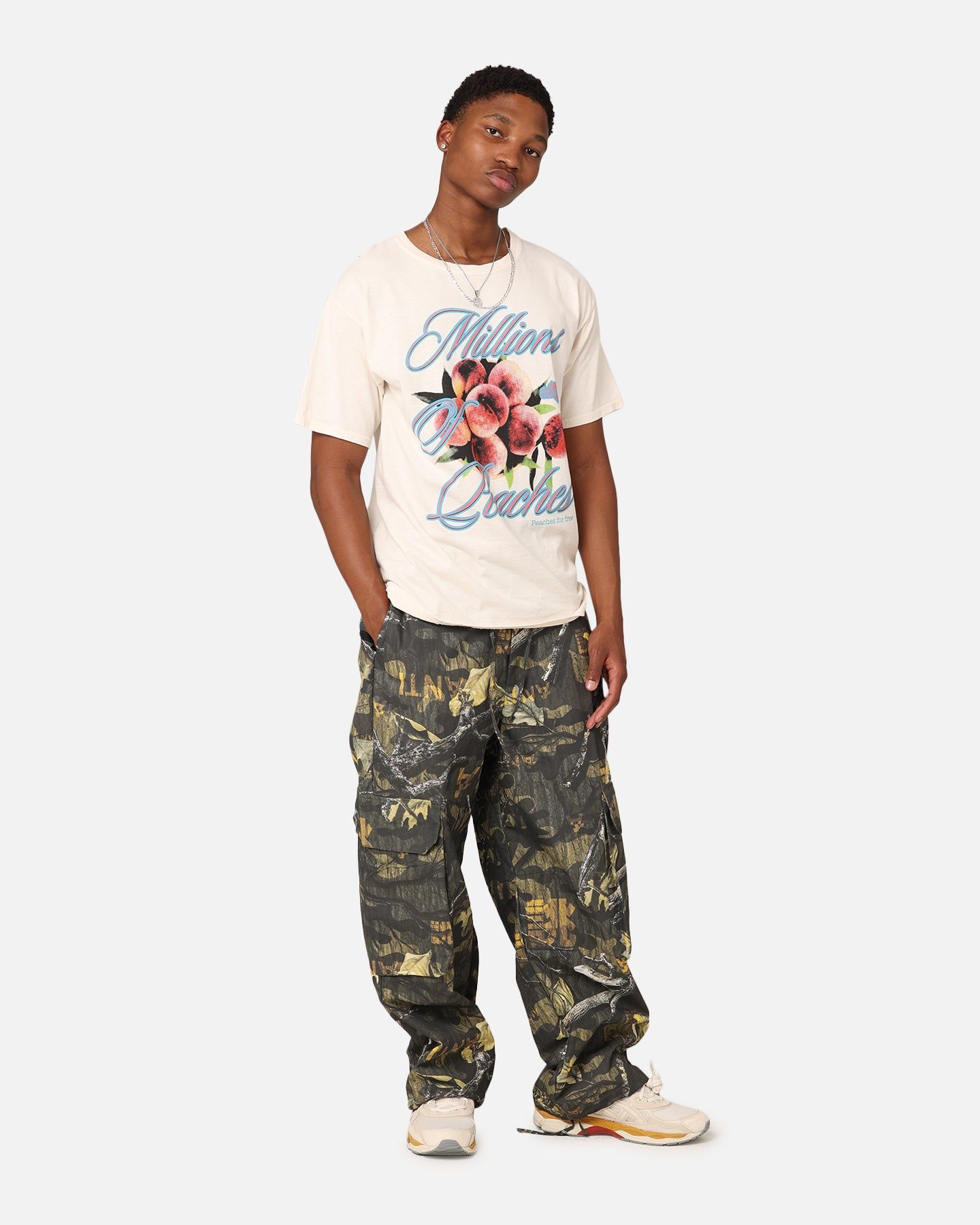 Goat Crew Peaches T-Shirt Off White sold by Culture Kings product image thumbnail 2