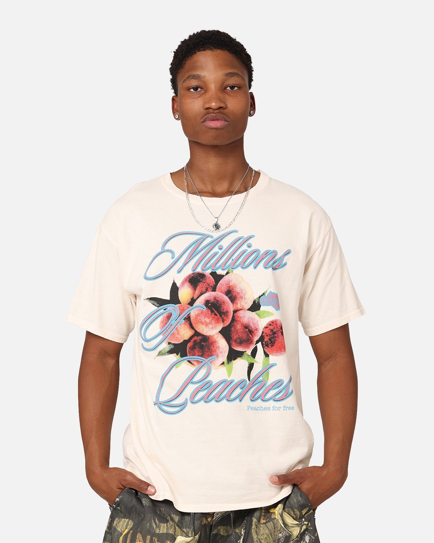 Goat Crew Peaches T-Shirt Off White sold by Culture Kings