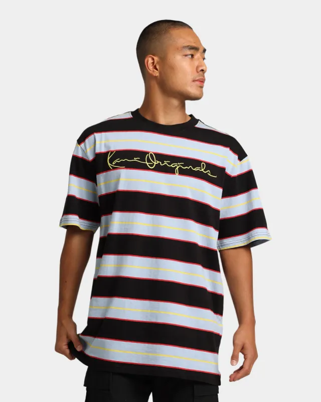 Karl Kani Originals Stripe T-Shirt Light Blue sold by Culture Kings
