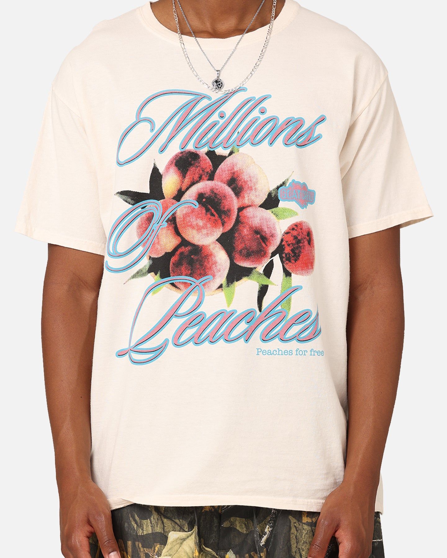Goat Crew Peaches T-Shirt Off White sold by Culture Kings product image thumbnail 3