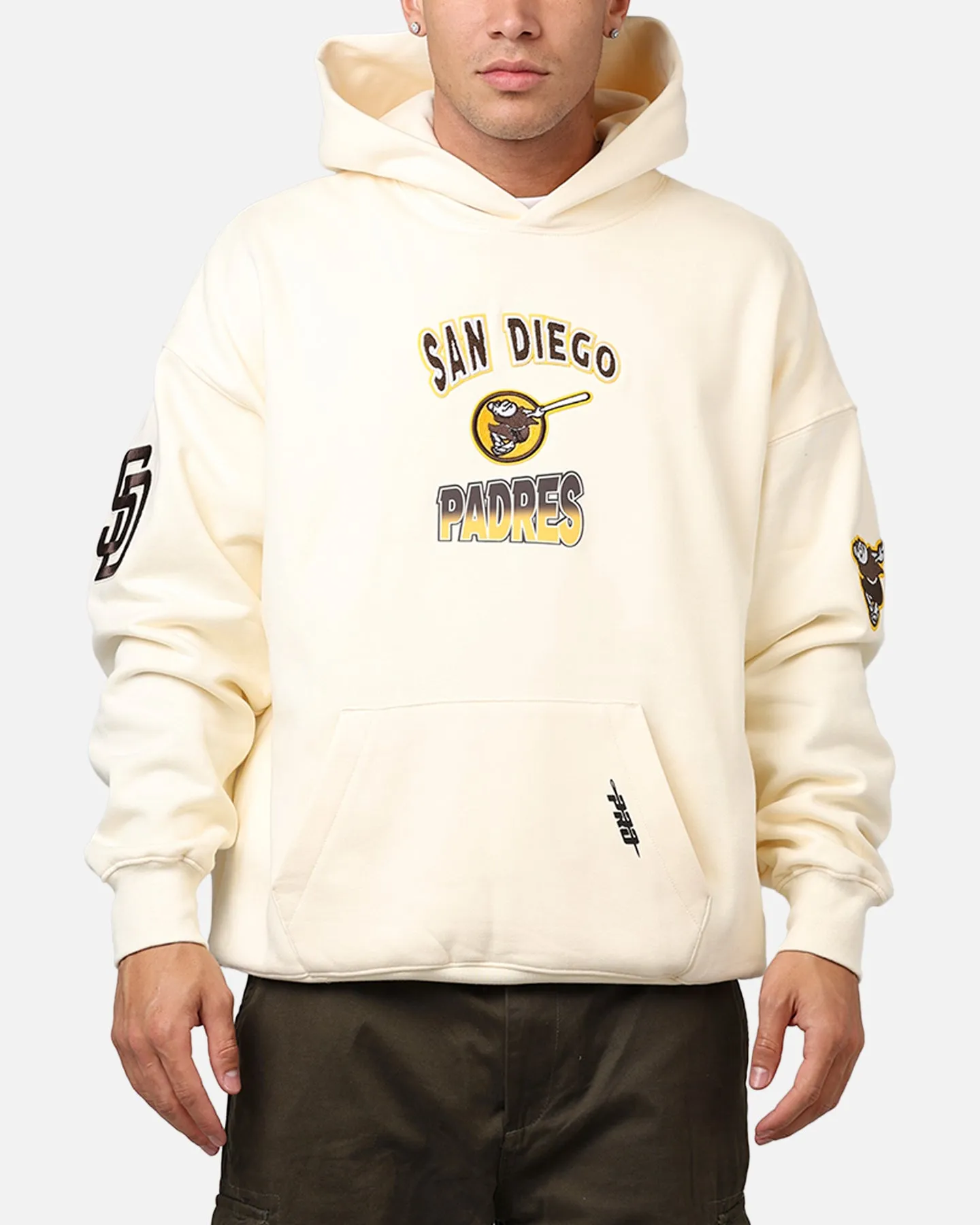 Pro Standard San Diego Padres Turn It Up Hoodie Cream sold by Culture Kings product image thumbnail 2