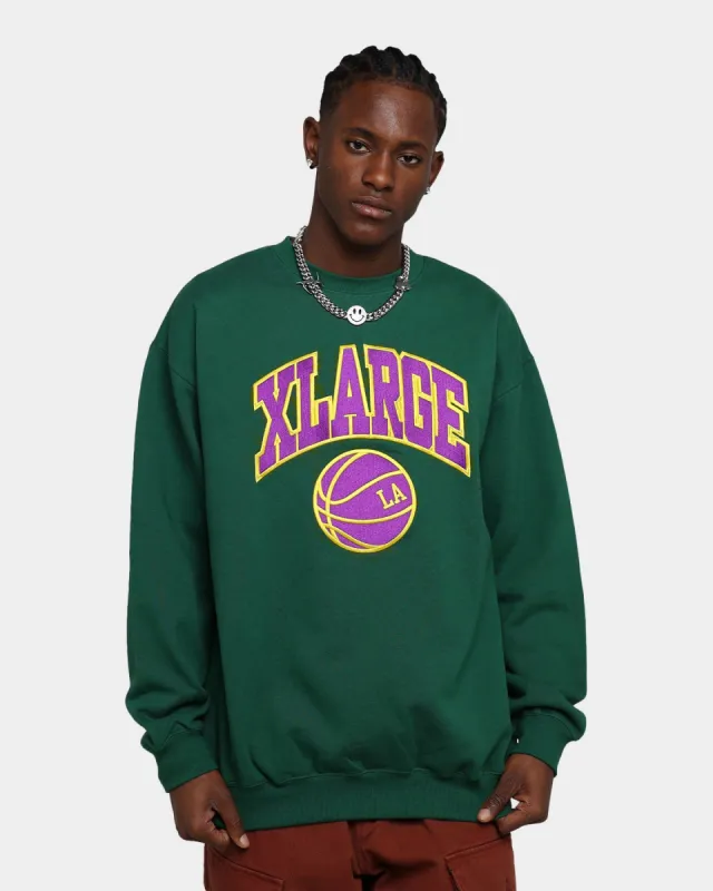 X-Large College Logo Crewneck Green sold by Culture Kings