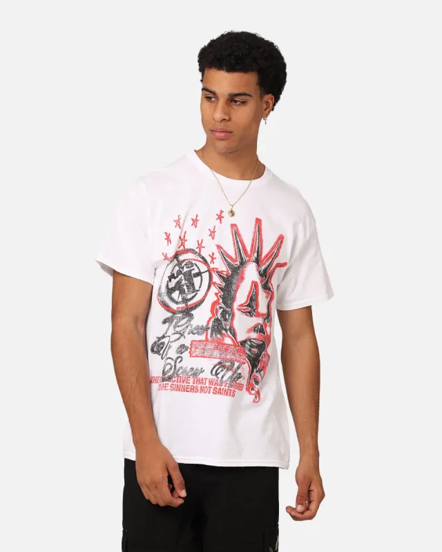 Rats Get Fat Screw Up T-Shirt White sold by Culture Kings