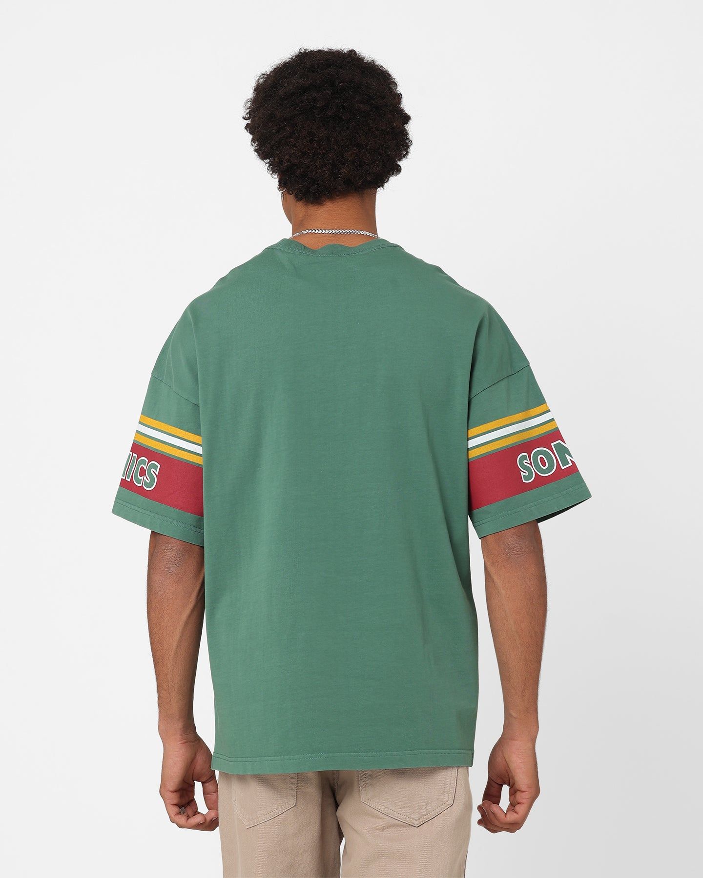 Mitchell & Ness Seattle SuperSonics Cross Over T-Shirt Green sold by Culture Kings product image thumbnail 4