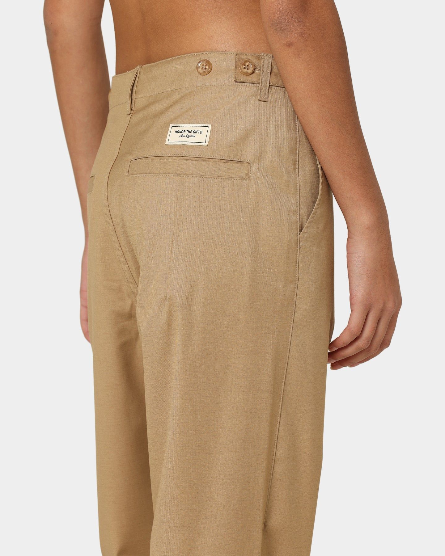 Honor The Gift Inglewood Trouser Pants Cream sold by Culture Kings product image thumbnail 8