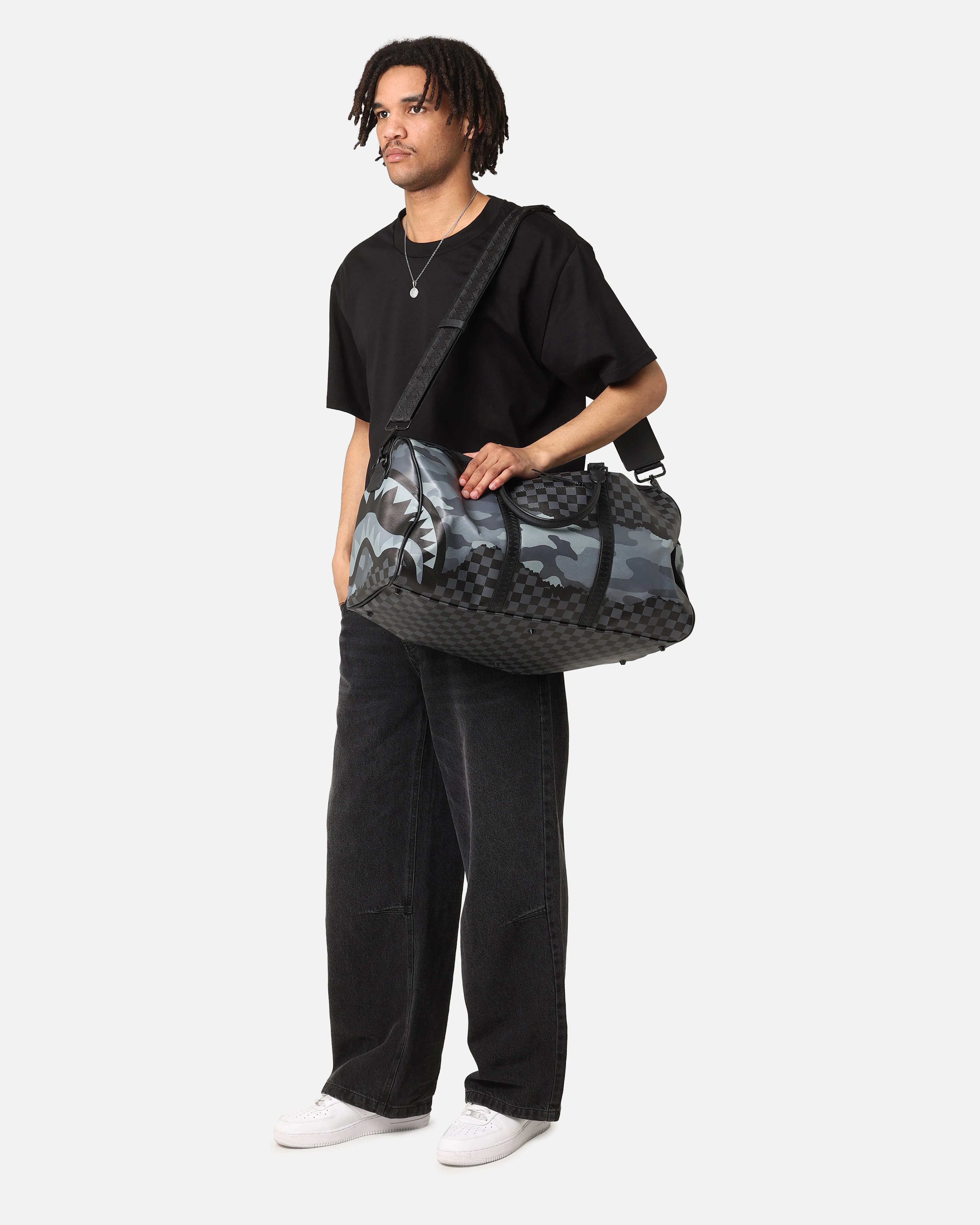 Sprayground Split Up Camo Tear Large Duffle Bag Multi sold by Culture Kings