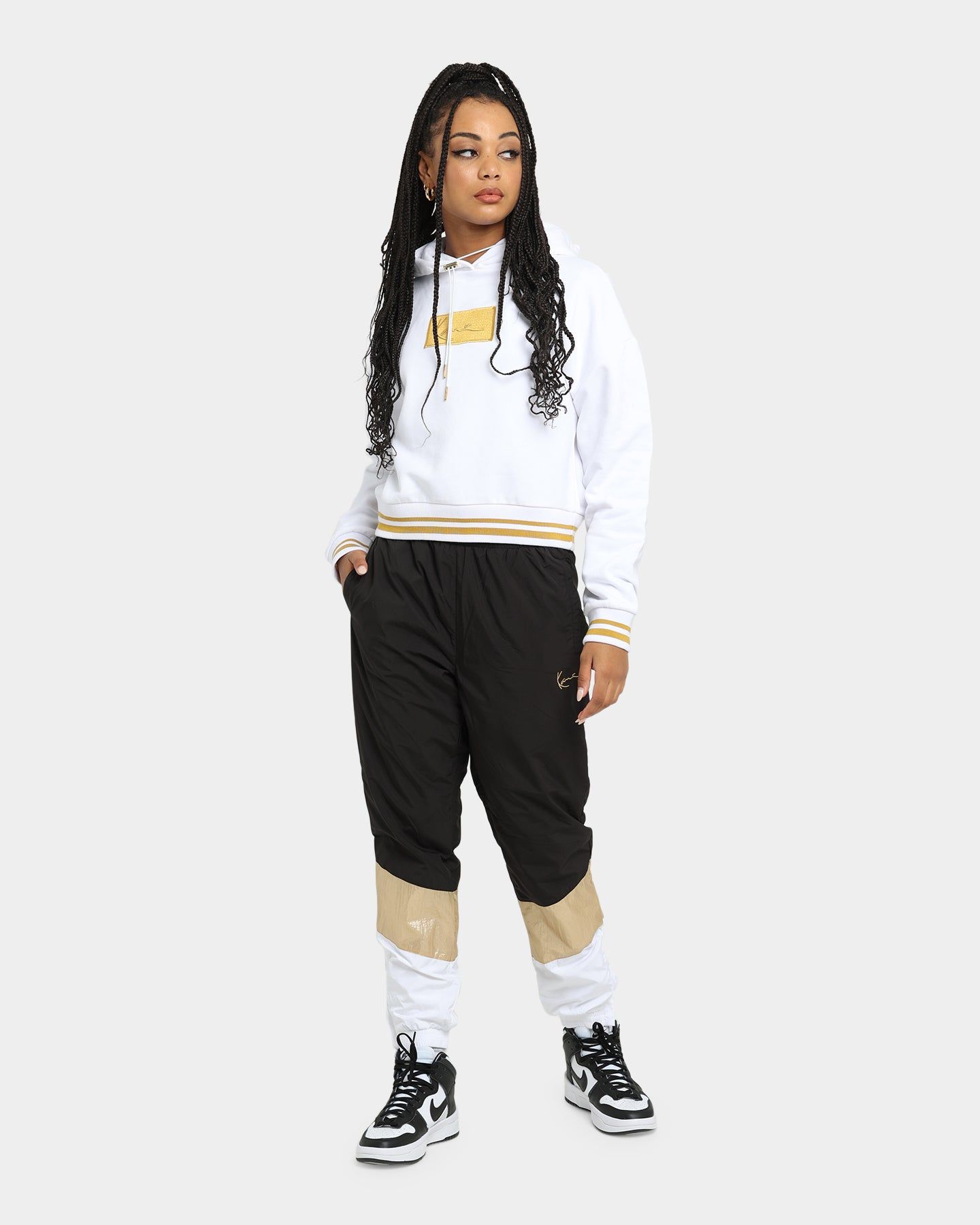 Karl Kani Women's Small Signature Block Track Pants Black sold by Culture Kings product image thumbnail 2