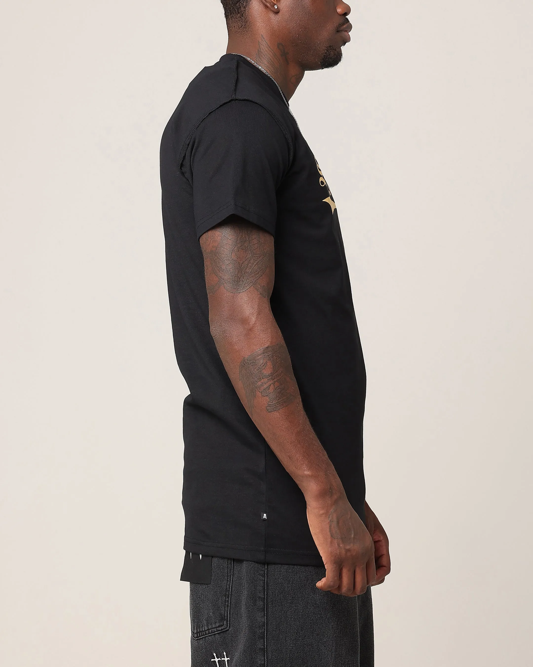 Saint Morta Chroma Lafayette T-Shirt Black/Gold sold by Culture Kings product image thumbnail 4