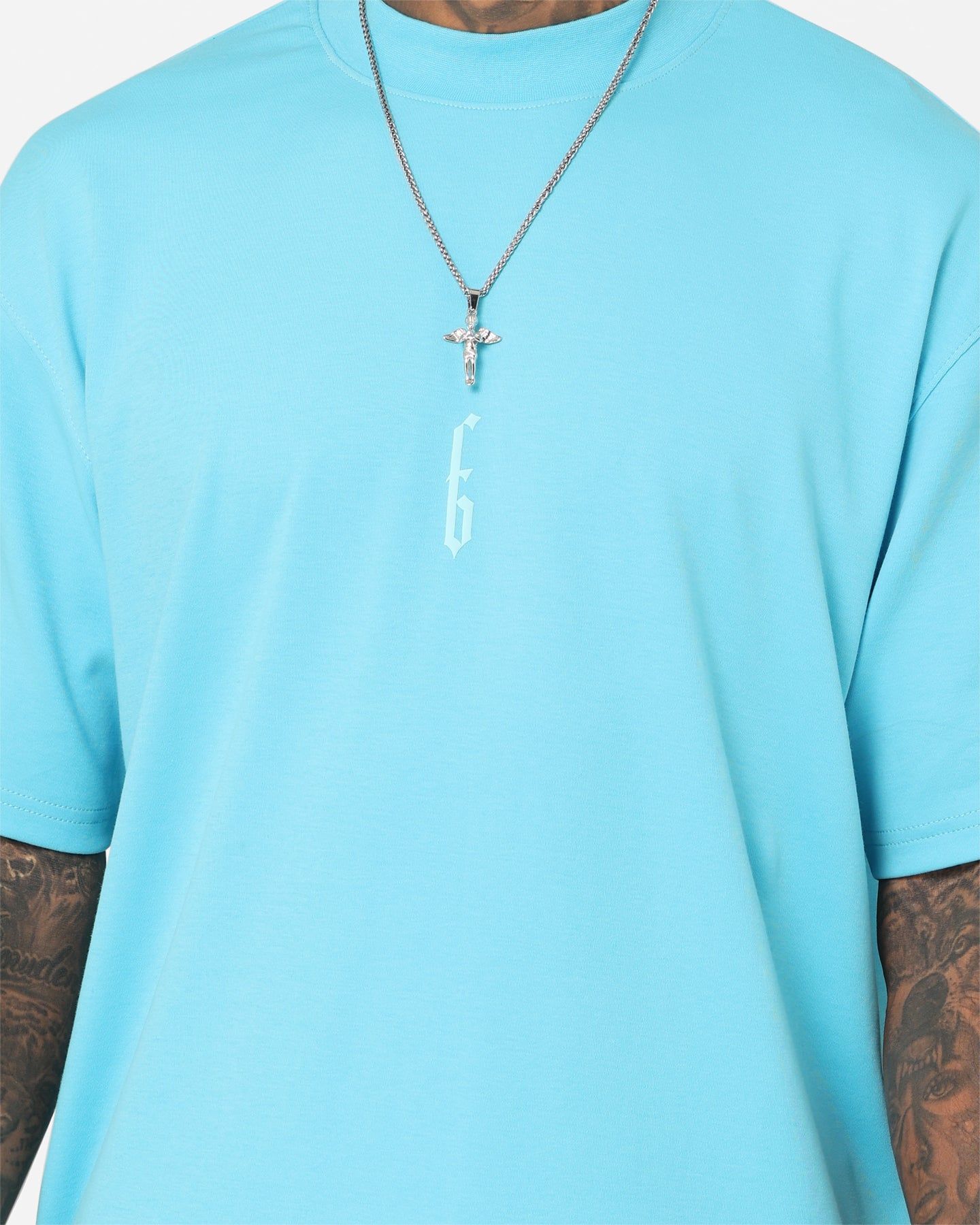 Fallen Breed Monogram T-Shirt Aqua sold by Culture Kings product image thumbnail 4